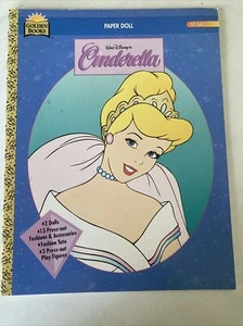 Walt Disneys Aschenputtel Papierpuppe/Goldene Bücher/Ungeschnitten - Bild 1 von 7