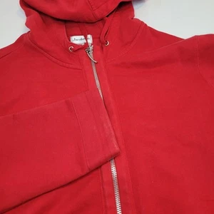 Jacobson's Damen rotes Sweatshirt mit durchgehendem Reißverschluss, Größe L - Bild 1 von 5