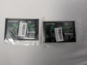 2 Pack - Blotting Paper for Oily Skin, Natural Bamboo Charcoal 200 Sheets - Picture 1 of 2