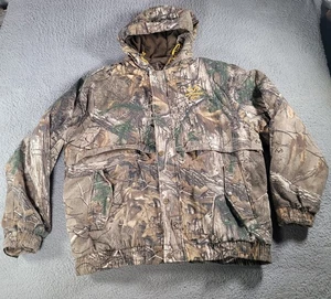 Real Tree Xtra Camo Insulated Hooded Hunting Jacket Mens Size XL 46-48 - Picture 1 of 15