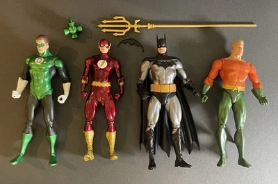 DC Collectibles Alex Ross Justice League Figures Batman Flash Green Lantern Aqua - Image 1 of 4