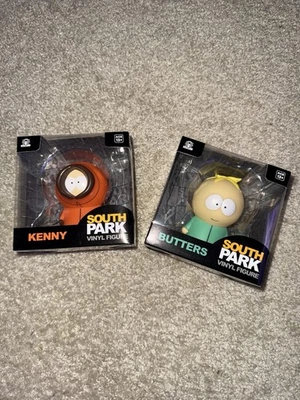 Lote de 2 figuras de vinilo Culturefly South Park Kenny & Butters Foto 1 de 4