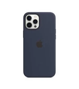Original DEEP NAVY Apple iPhone 12 / 12 Pro Magsafe Silicone Case MHL43ZM/A - Photo 1 sur 1