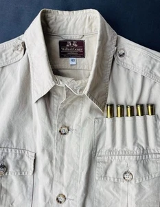Chaqueta de Safari WILLIS & GEIGER Hemingway, S/S 40 Algodón Tostado “Donde Viven las Leyendas” - Imagen 1 de 5