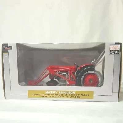 SpecCast 1/16 Red Massey Ferguson Model 65 Narrow Front Diesel Tractor w/Loader - Image 1 of 4
