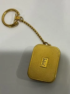 Caja de música en miniatura Antq Reuge Ste Croix enchapada en oro llavero funciona video turler - Imagen 1 de 12