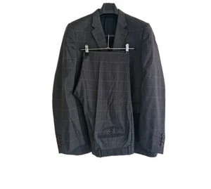 Paul Smith London Men's Two Piece Suit Grey Check 100% Wool - Size 40 Regular. - Picture 1 of 24