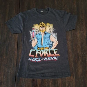 Chuck Norris Shirt Men S Promo CForce A Force Of Nature Tee A17 - Picture 1 of 6