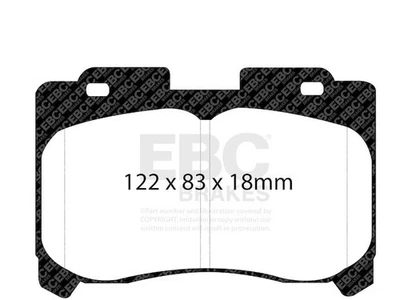 Juego de pastillas de freno delanteras EBC 72TDSN43 para Toyota Supra 1993 1994 1995 1996 1997 1998 Foto 1 de 4