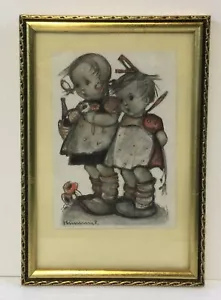 Hummel Print zwei kleine Mädchen - Bild 1 von 3