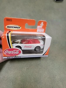 Ford Mustang convertible, caja de cerillas, blanco, caja de coca cola no como nueva - Imagen 1 de 7