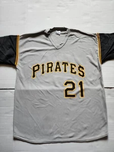 Neu ROBERTO CLEMENTE XL Trikot Pittsburgh Pirates - Bild 1 von 2
