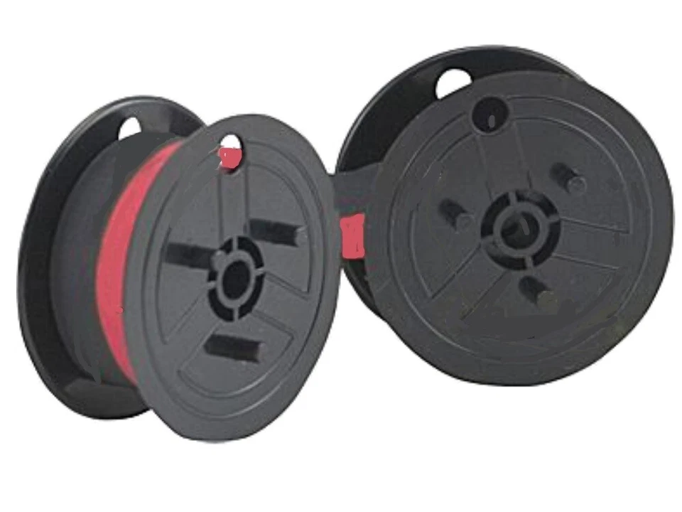 FARBBANDFABRIK Farbband - schwarz-rot- für TA Triumph-Adler 121 PD Plus Euro als Doppelspule-Fa