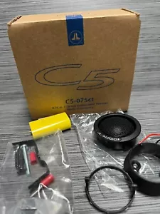 JL Audio C5-075CT C5 Series 3/4" tweeter componente audio auto a cupola morbida seta ciascuno - Foto 1 di 12