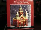 VINTAGE 1998 ST.NICHOLAS SQUARE "GRAND CATHEDRAL" PORCELAIN LIGHTED Church