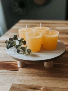 Pack of 4 | Votive Beeswax Candle - Picture 1 of 8