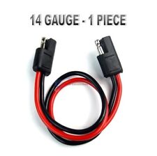 12" 14 Gauge 2 Pin Quick Disconnect Polarized Molded Connectors Electric Install