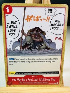 You May Be a Fool...but I Still Love You [Common][NM][Paramount War] - One Piece - Picture 1 of 2