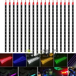Lot Waterproof 12''/15 DC 12V Motor LED Strip Underbody Light For Car Motorcycl - Picture 1 of 70