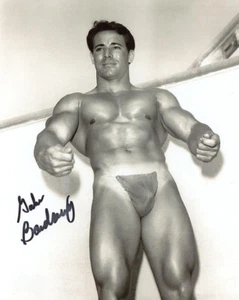 GABE BOUDREAUX SIGNED 8x10 PHOTO BODYBUILDING LEGEND ICON VERY RARE BECKETT BAS - Picture 1 of 2