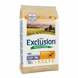 Exclusion Mediterraneo Adult Medium Breed Agnello 12,5 Kg Lamb - Foto 1 di 1