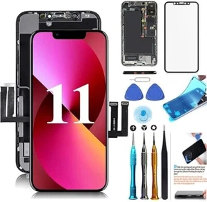 SCHERMO DISPLAY LCD per IPHONE 11 TOUCH SCREEN VETRO INCELL11 OLED OEM ORIGINAL - Foto 1 di 7