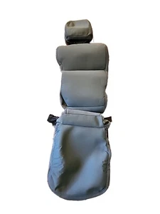 2012-2016 Ford F250 F350 XLT Gray Cloth Jump Seat Cover Set 3 pc Front Center - Picture 1 of 20
