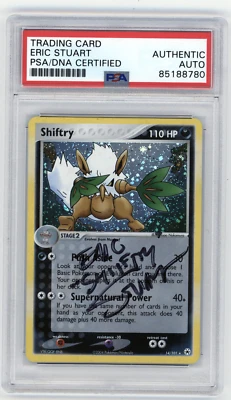 PSA Signed Eric Stuart Shiftry EX Hidden Legends 14/101 Holo Rare - Image 1 of 2