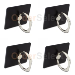 4X Support Téléphone Anneau Doigt Rotatif Universel 360° pour iPhone/Téléphone Cellulaire - Photo 1 sur 12