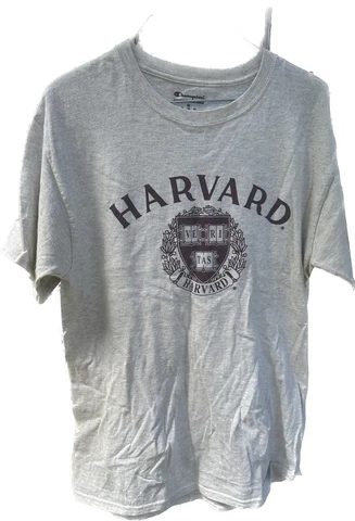 Harvard Crimson Shirt Adult Medium Red Ivy League Football Champion Mens Cover