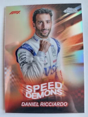 2024 Topps Chrome Formula 1 - Speed Demons #SD-18 Daniel Ricciardo - Image 1 of 2