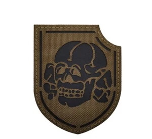 Reflectante IR Gosht Calavera Rusia Ejército Ruso Gancho Táctico Parche Bucle Insignia Bronceado - Imagen 1 de 2