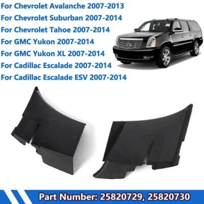 For 07-14 Chevrolet Avalanche Suburban/Yukon Cowl Panel Vent Grille End Caps New Foto 1 de 4