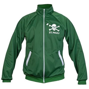 Children's St. Pauli Green Ultras Skull Kult Crossbones Football Activist Jacket - Picture 1 of 7