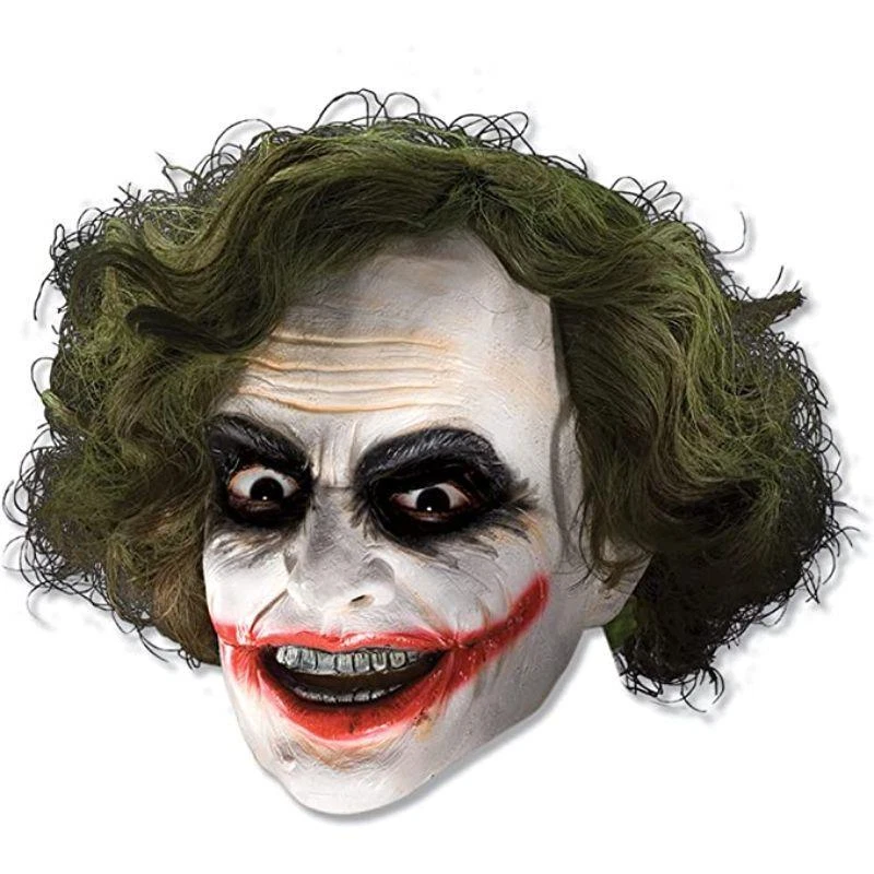 Rubie's Batman The Dark Knight The Joker 3/4 Mask Adult Fancy Dress Accessory - Image 1 of 1