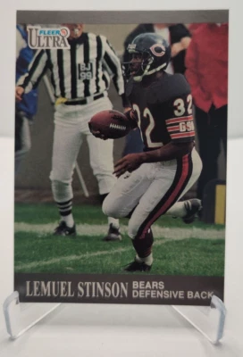 1991 Fleer Ultra #161 Lemuel Stinson Chicago Bears football card - Image 1 of 2