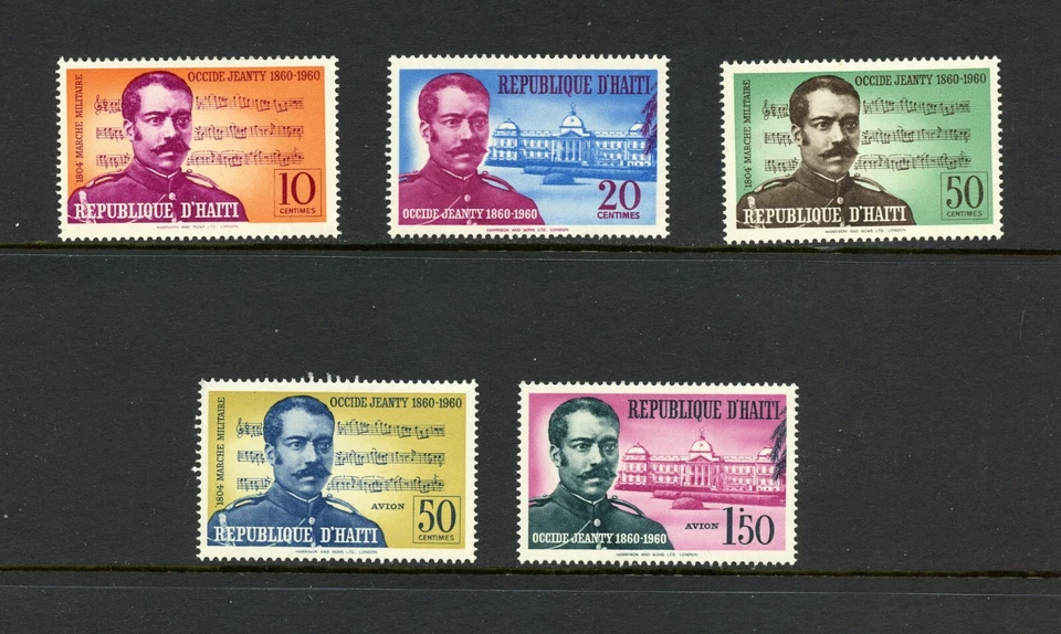 O772  Haiti   1960    music  composer   5v.   MNH - Image 1 of 1