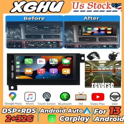 For Jeep Dodge Chrysler +Cam Android 13 6.8" Car Stereo Radio GPS NAVI Head Unit - Image 1 of 4