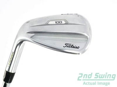 Titleist 2021 T100 Single Iron Pitching Wedge PW 46° Steel Stiff Left 35.5in - Image 1 of 4