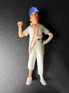 Vintage 1950s Plastic Baseball Boy Figurine 5.5” Toy Carnival Prize Japan - Picture 1 of 8