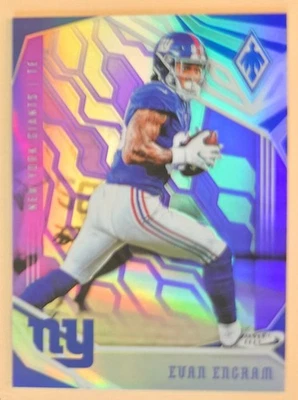 2018 Panini Phoenix Evan Engram #72 Purple Holo Prizm Parallel SP #d /149 - Image 1 of 2