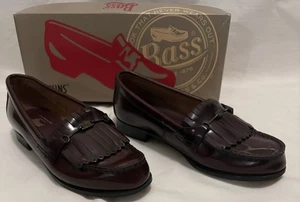 Mocasines vintage GH Bass para mujer Ox Blood Weejuns Cathy Cordovan Bit talla 6 B - Imagen 1 de 8