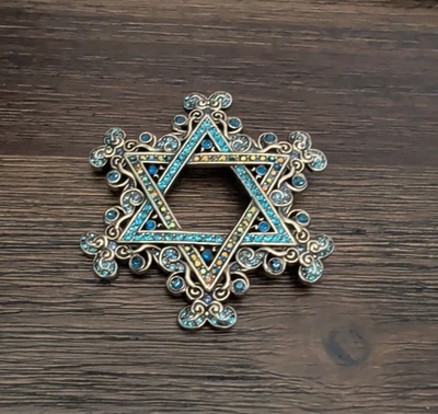 Broche Heidi Daus Estrella de David Foto 1 de 4