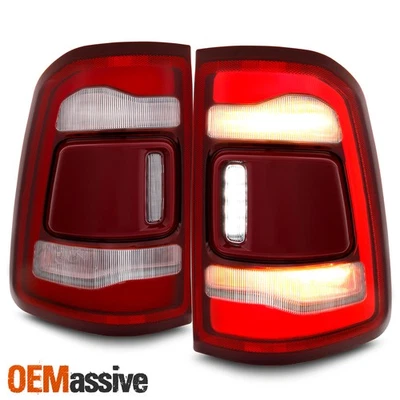 For 19-23 Ram Limited/LongHorn/Laramie LED Tail Lights w/Blind Spot Sensor Pair - Image 1 of 4