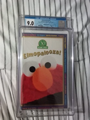 Sesame Street - Elmopalooza (VHS, 1998) SEALED Brand new. CGC9.0 A+ seal HTF — 第 1/4 张图片