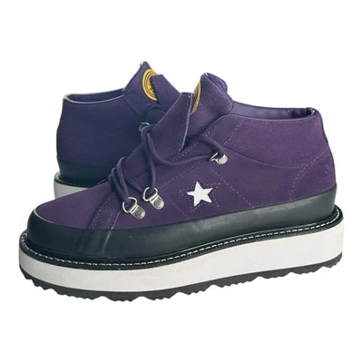 Converse Women's One Star Boot Mid Top Grand Purple Suede Sz  6.5 566162C - Image 1 of 4