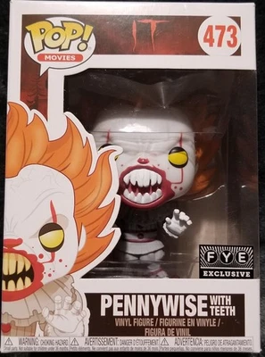 IT Pennywise Con Dientes #473 Pop Vinilo Terror Primera Impresión Exclusivo para YE  Foto 1 de 4