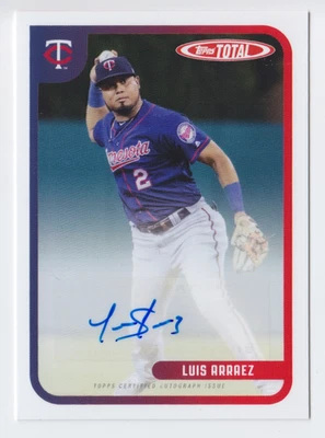 2020 Topps Total Autographs Luis Arraez #332-A Padres auto - Image 1 of 2