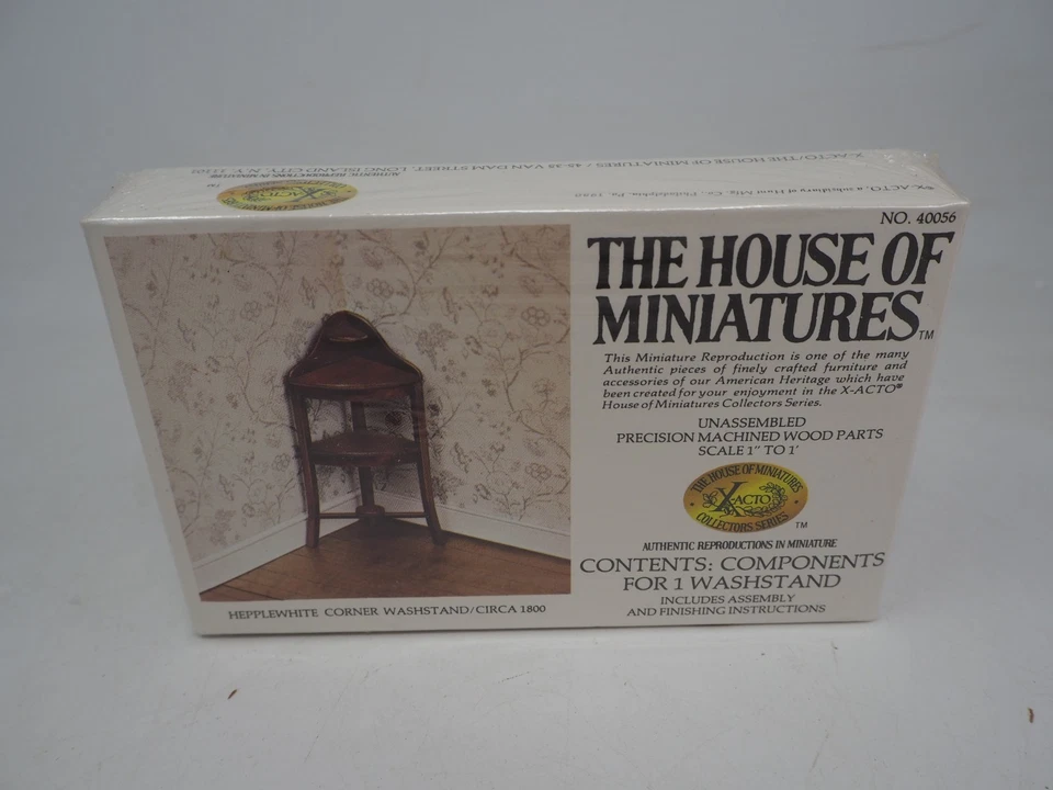 The House Of Miniatures Kit 40056 - Corner Washstand Dollhouse NEW - Image 1 of 1