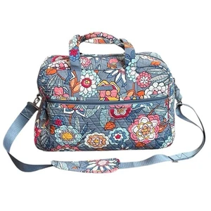 Vera Bradley Compact Traveler Bag Tropical Evening Travel Tote Bag - Picture 1 of 13